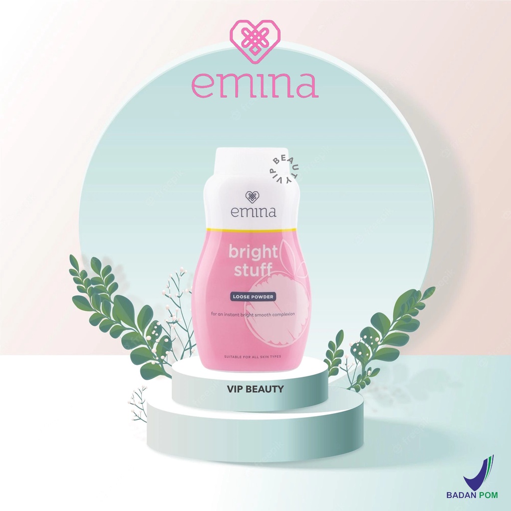 Jual EMINA Bright Stuff Loose Powder 55g | Shopee Indonesia