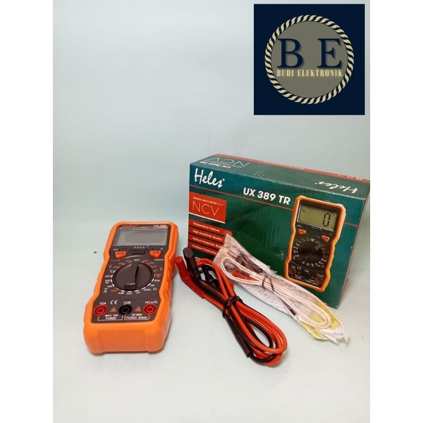 Jual ALAT UKUR DIGITAL MULTIMETER DIGITAL HELES UX389 Shopee Indonesia