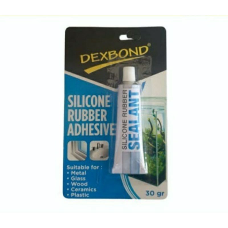 Jual Dexbond Lem Silicone Sealant Gram Lem Kaca Sealant Aquarium Clear Bening Transparan