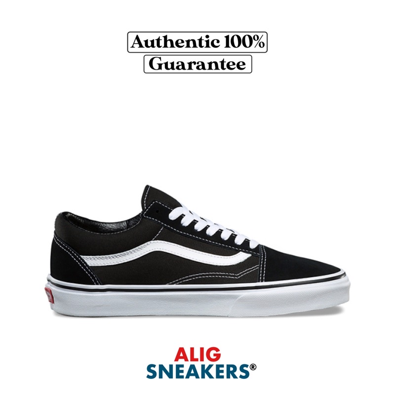 Jual VANS OLD SKOOL CLASSIC BLACK WHITE ORIGINAL 100% | Shopee Indonesia