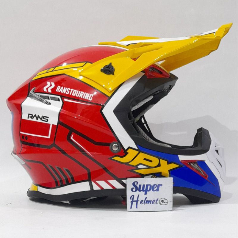 Jual helm JPX Cross Fox1 motif VTS/RANS special edition(ongkir 2kilo ...