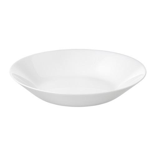Pack De 6 Platos Hondos IKEA OFTAST - Vidrio Templado, 20 Cm De Diámetro, Apto Para Lavavajillas Y Microondas