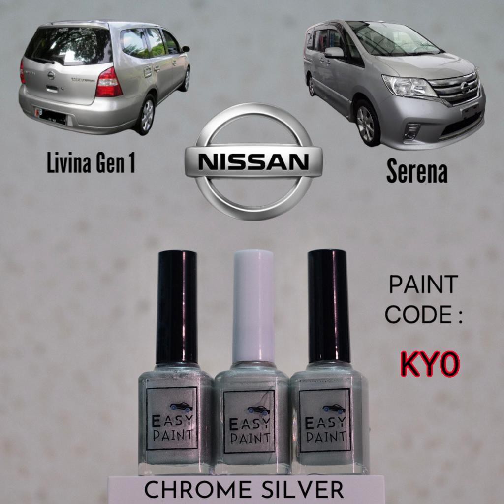 Jual Cat Oles Chrome Silver Metalic KYO KY0 Nissan Livina Serena Evalia ...