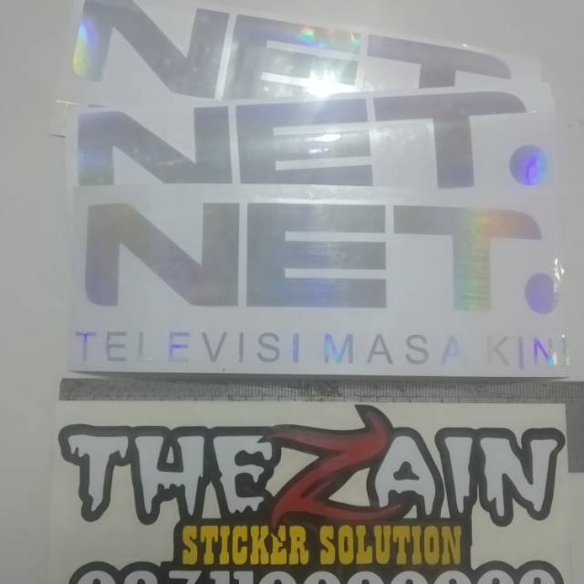 Jual NET tv sticker hologram | Shopee Indonesia