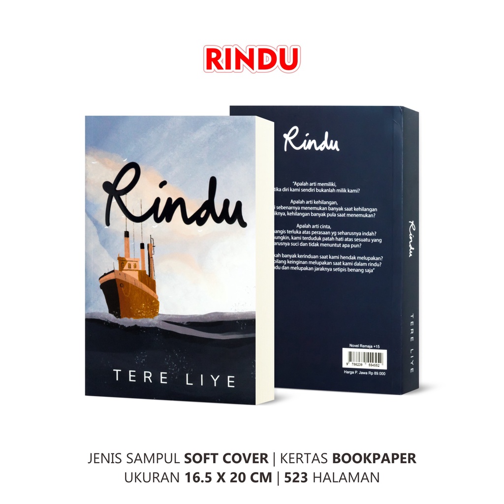 Jual Buku Novel Tere Liye Pulang Pergi Tentang Kamu Sepotong Hati