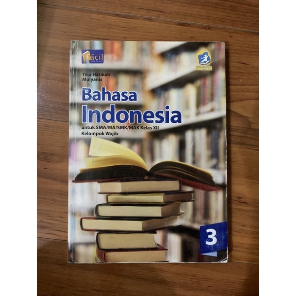 Jual BUKU BAHASA INDONESIA KELAS 12/XII FACIL | Shopee Indonesia