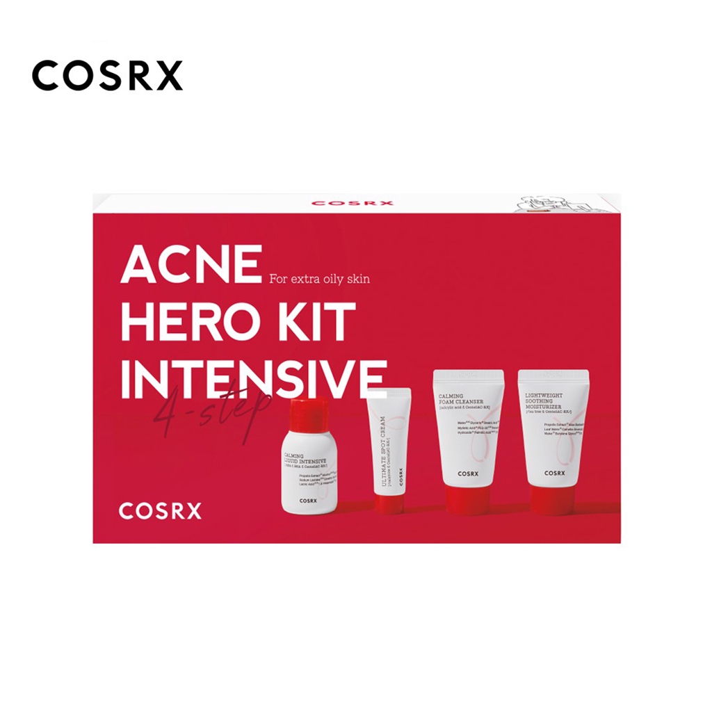 Jual COSRX Acne Hero Kit Intensive 4-steps (for Extra Oily Skin) | AC ...