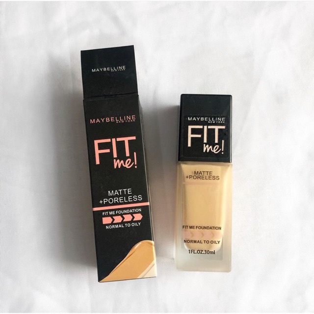 Jual Foundation Maybelline Fit Me Matte + Poreless Normal To Only ...