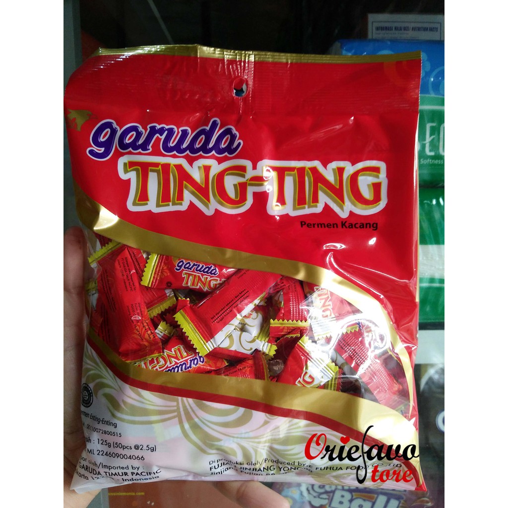 Jual Ting Ting Permen Kacang Garuda 25 Gr X 50 Pcs Shopee Indonesia 7511