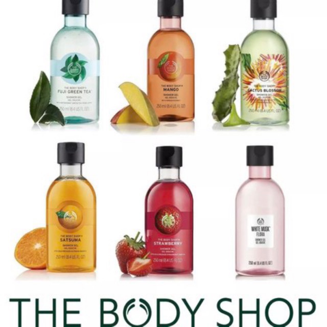 Jual Shower gel body shop asli murah 250 ml, 400 ml , 750 ml Shopee