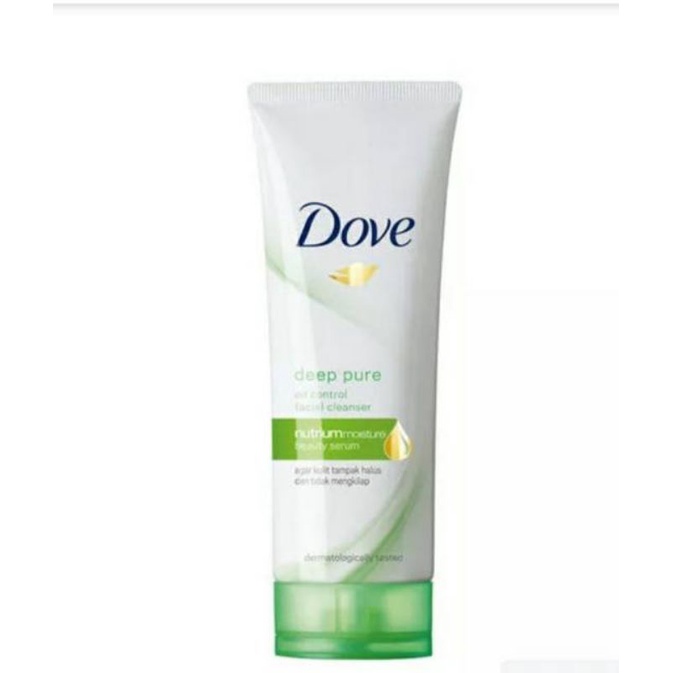 Jual Dove Deep Pure Oil Control Facial Cleanser 100g Shopee Indonesia