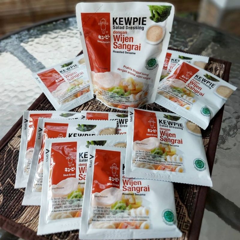 Jual KEWPIE Salad Dressing Wijen Sangrai Sachet 25ml | Shopee Indonesia