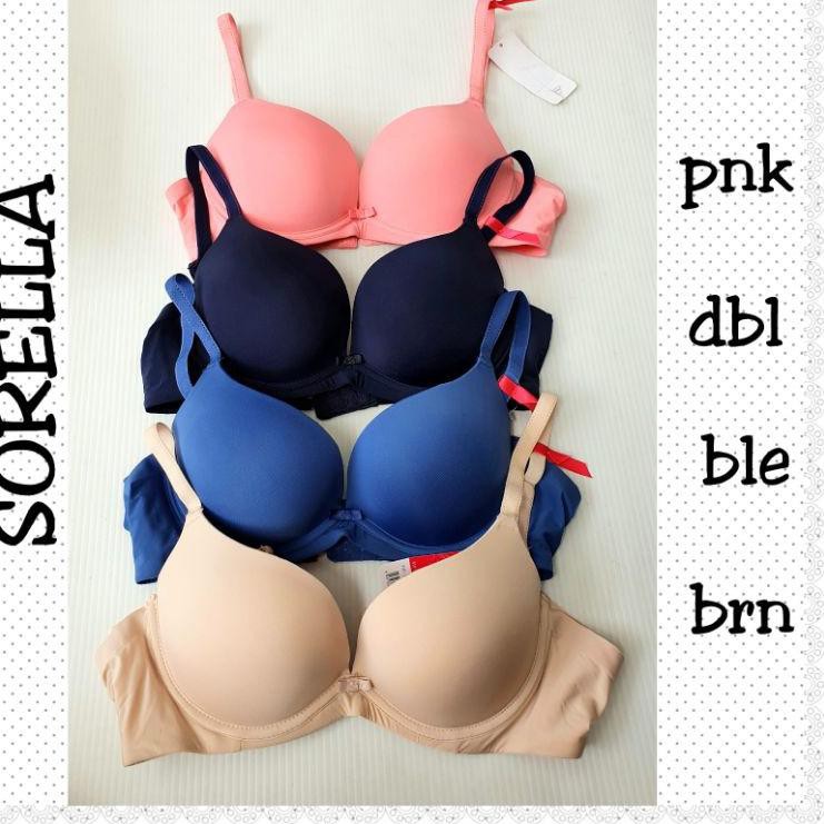 SORELLA bra set+lingerie (nighties set) Color: red Bra set : 34B/L Lingerie  size L (fit bra 34-36) Cocok untuk hantaran…