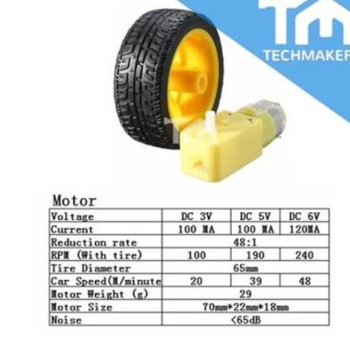 Jual Dsd201V Motor Dc Gearbox + Ban Bg201Nh Shopee Indonesia