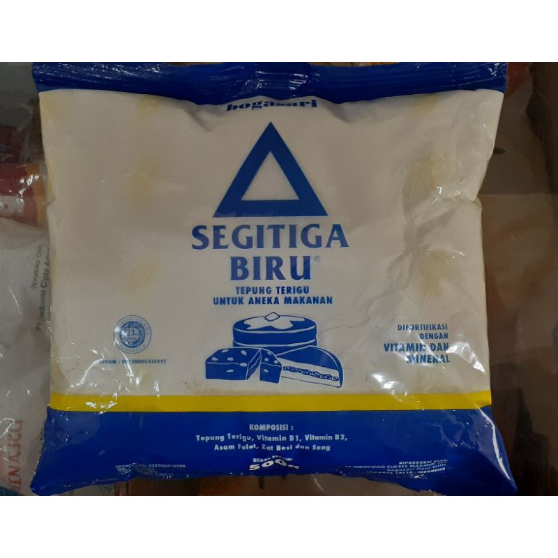 Jual SegiTiga Biru Tepung Terigu 500gr | Shopee Indonesia