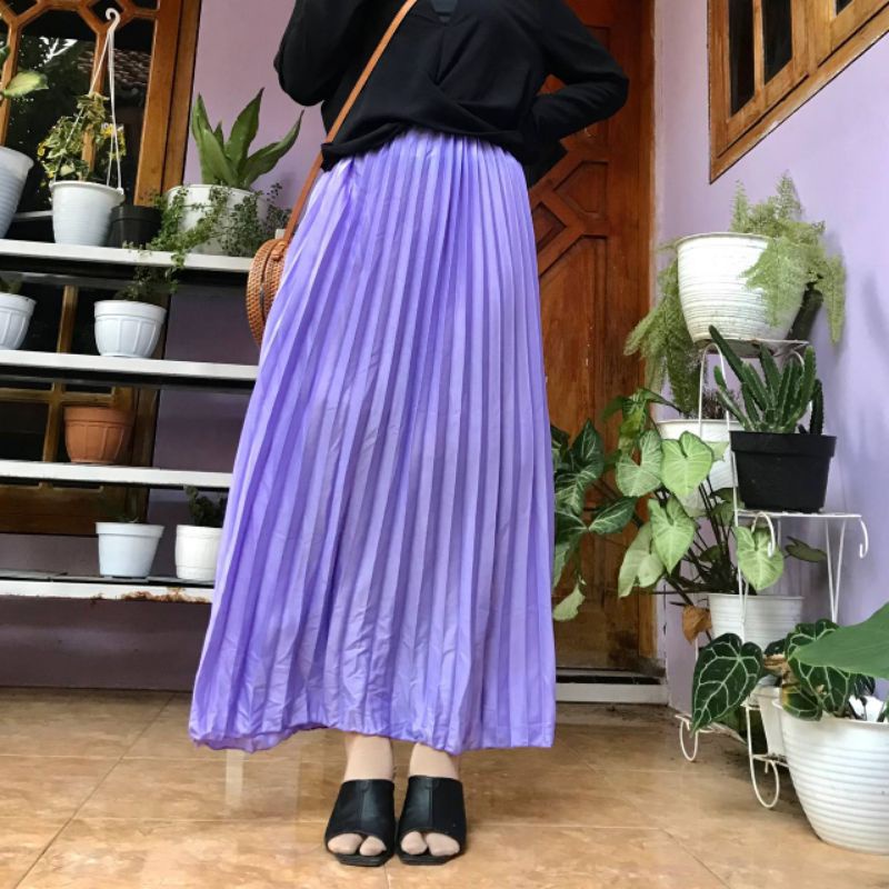 Jual ROK PLISKET PREMIUM BAHAN HYGET PREMIUM ALL SIZE SAMPAI JUMBO ...