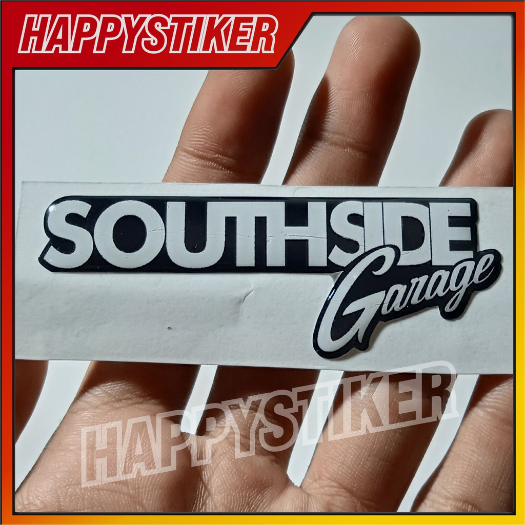 Jual Sticker SouthSide Garage Emblem Resin Timbul | Shopee Indonesia