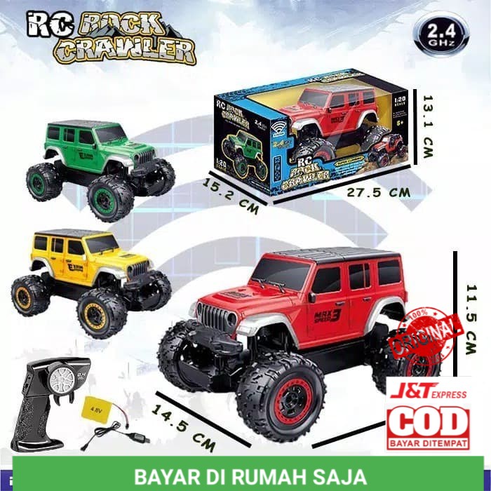 Jual Mobil Remote Kontrol JEEP Offroad Rc Rock Crawler | Shopee Indonesia