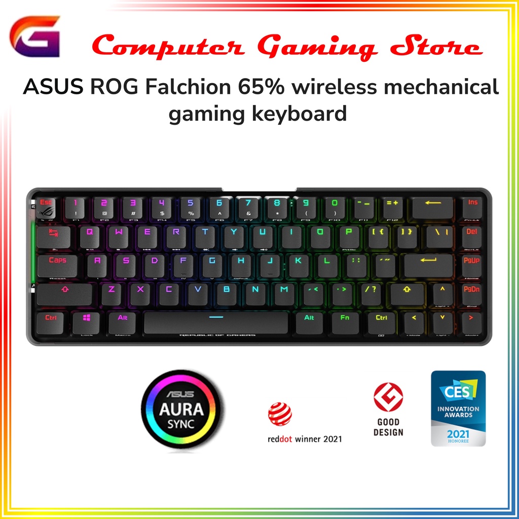 Jual ASUS ROG Falchion 65% wireless mechanical gaming keyboard | Shopee ...