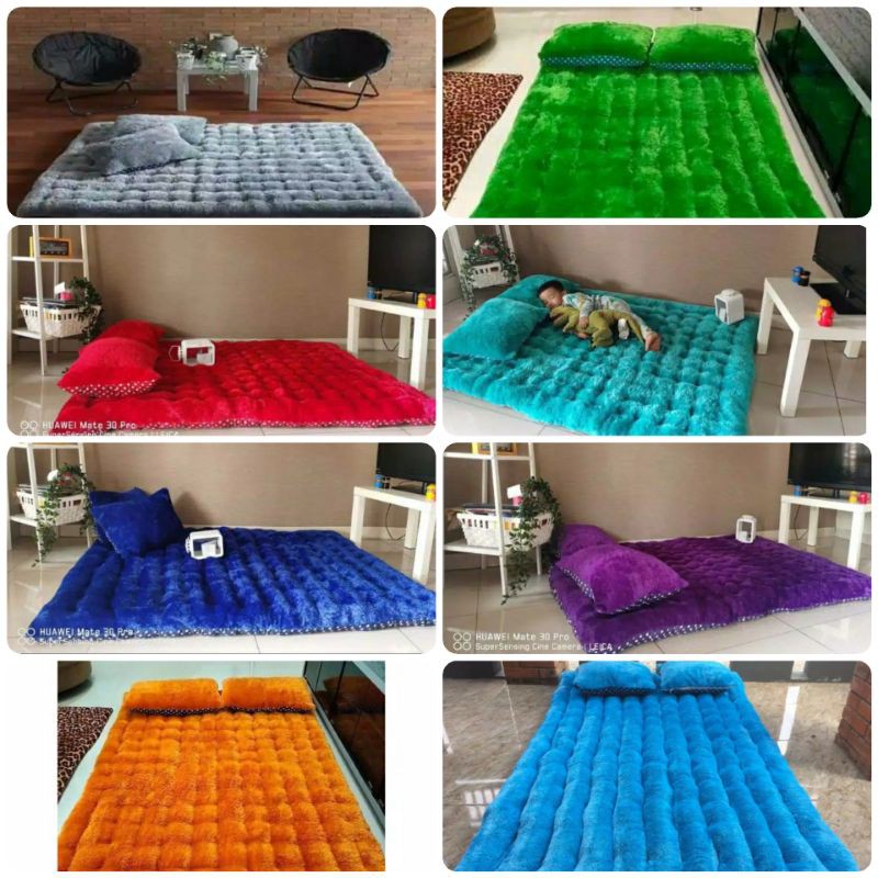 Jual Kasur Lantai Gender Rasfur Free 2 Bantal - Kasur Rasfur Bulu ...