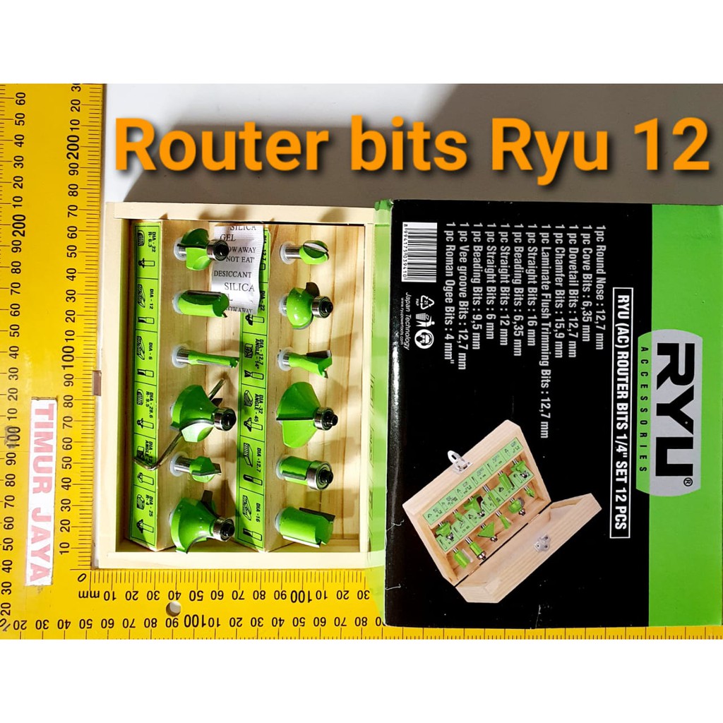 Jual Ryu Mata Profil Set Pcs Router Bits Mata Trimmer Bit Set