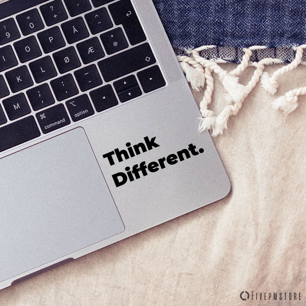 Jual Sticker Think Different - stiker quote untuk laptop Mac ASUS ...