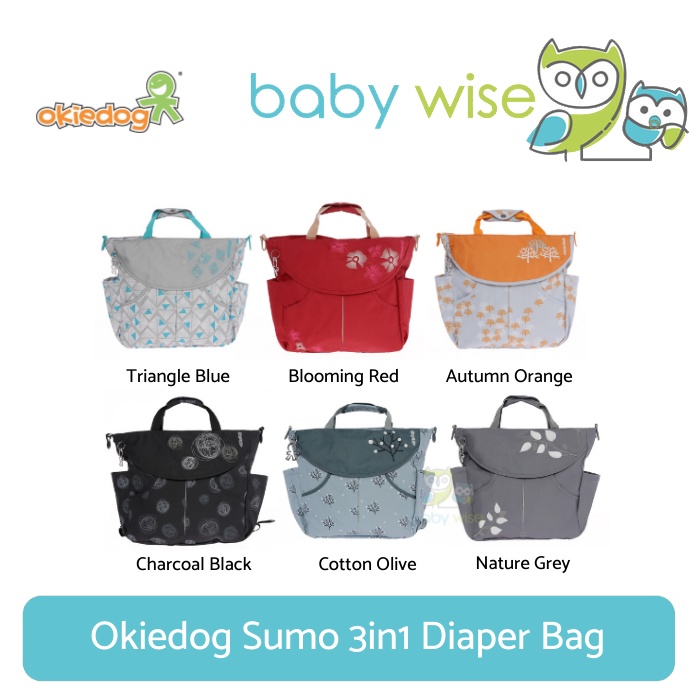 Jual Okiedog Sumo 3in1 Diaper Bag Tas Anak Bayi Shopee Indonesia