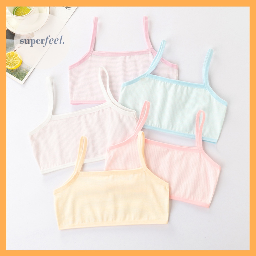 Jual SFL MINISET KUTANG BEHA BRA MINI SET KATUN GARIS ANAK KECIL REMAJA ...