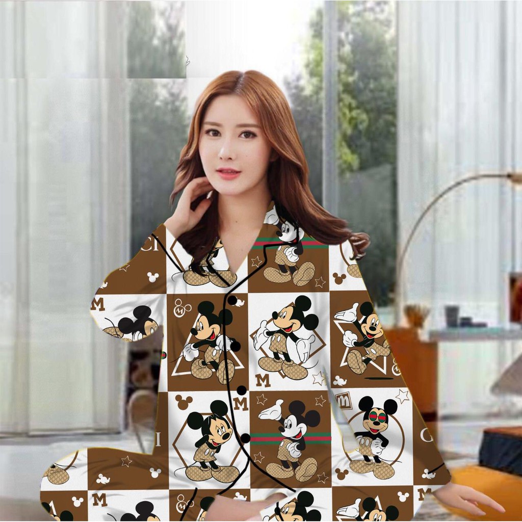 Baju Tidur Gucci Mickey Mouse Pajamas Frozen Anna Frozen Pajamas