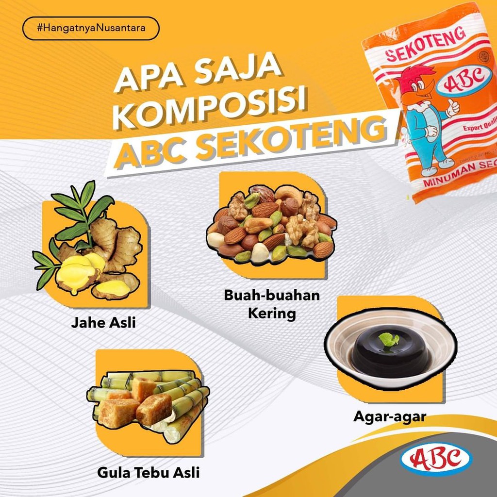 Jual Sekoteng Abc Sari Pati Jahe Asli Gula Tebu Buahan Kering Kemasan Bos Kantong Isi 10 Pack 8790