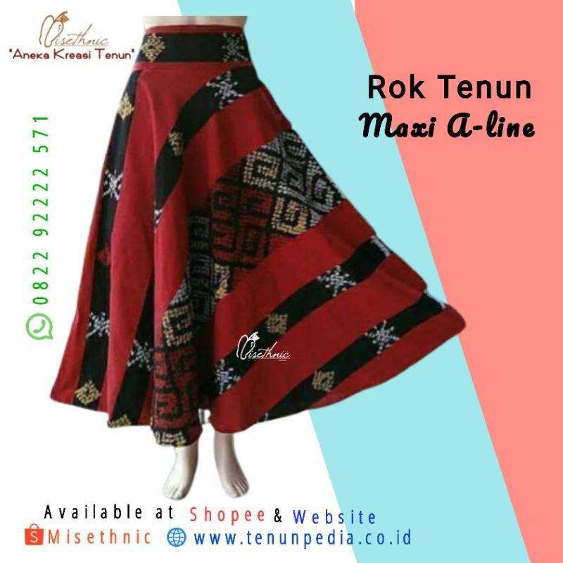 Jual Rok Tenun Maxi Model A | Shopee Indonesia