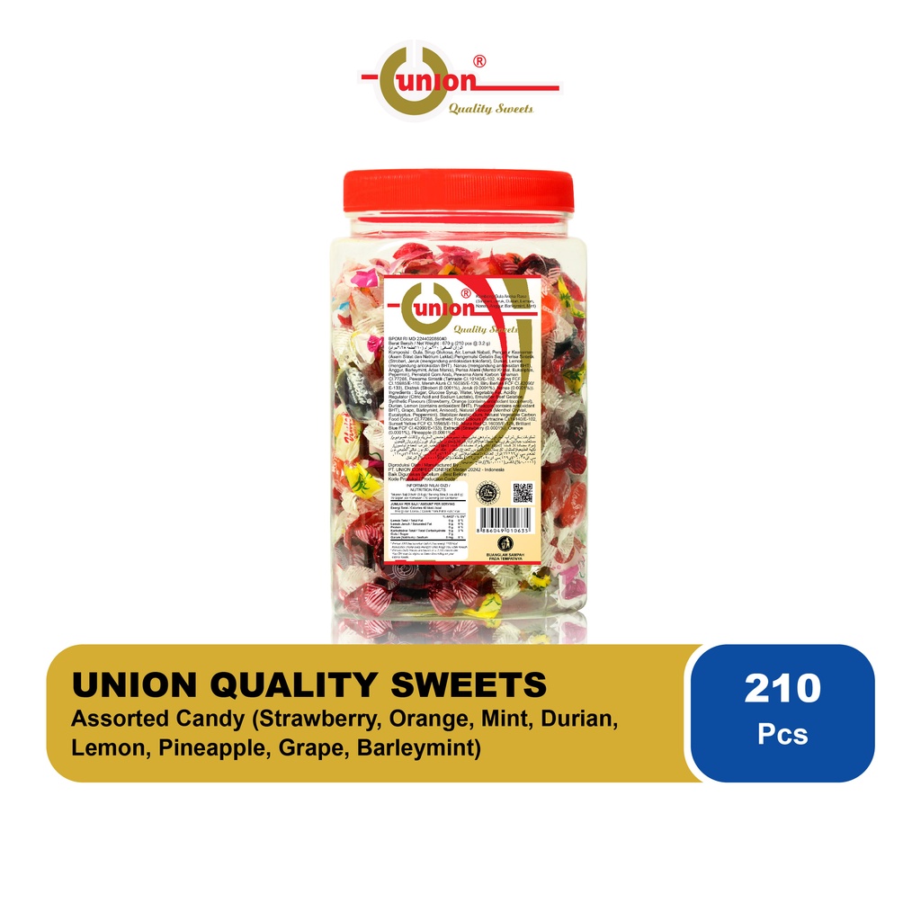 Jual Union - Permen Union Aneka Rasa Ples 672 gr - Union Assorted Candy ...