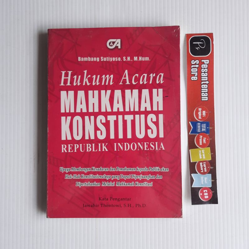 Jual BUKU ORIGINAL HUKUM ACARA MAHKAMAH KONSTITUSI REPUBLIK INDONESIA ...