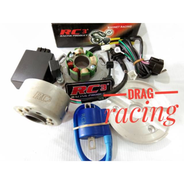 Jual Magnet Rc3 yz 125 yamaha f1zr - force1 komplit plendes coil koil ...