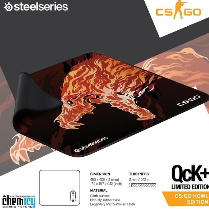 Jual Steelseries QcK+ Limited CS:GO Howl Edition | Shopee Indonesia