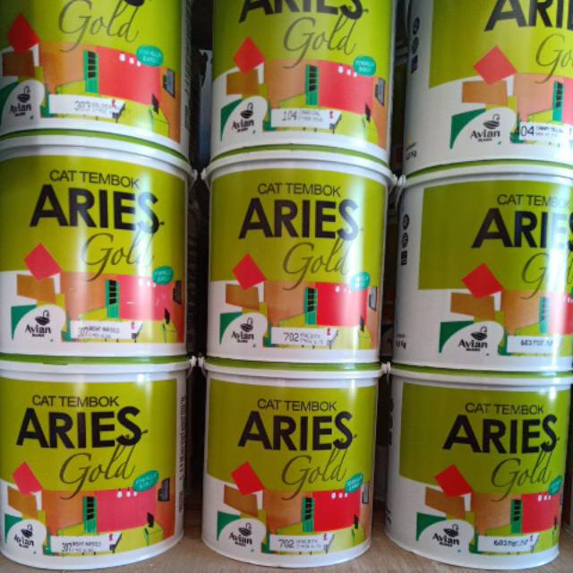Jual Cat Tembok Plafon Aries Gold 4,5kg Avian Brands Shopee Indonesia