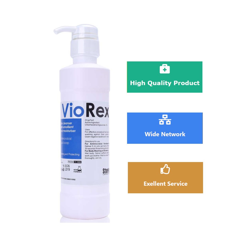 Jual Viorex 2 sabun cair antiseptik 500ml Anti Microbial dan Bacterial ...