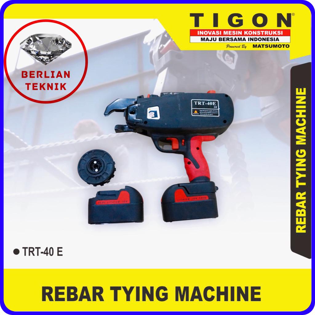 Jual Pengikat Kawat Behel Rebar Tying Machine Tigon TRT 40 E | Shopee ...