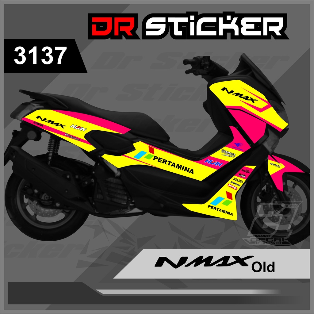 Jual Stiker Striping NMX Old Desain Racing Semi Full - Striping NMX Old ...