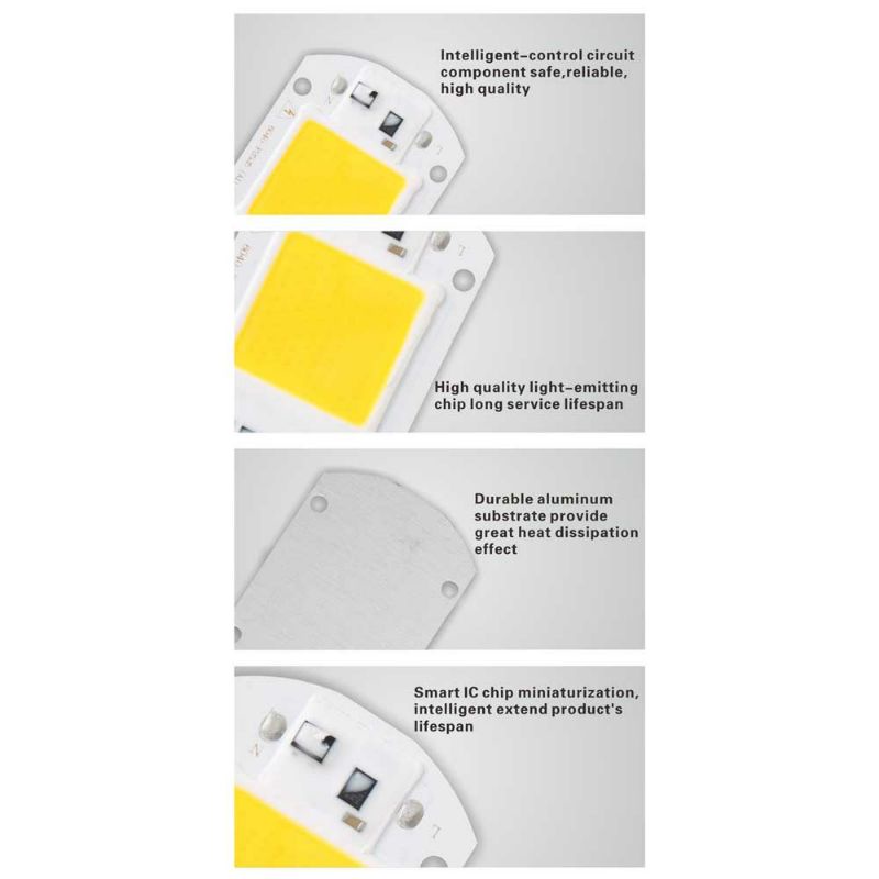 Jual Direct 220 V LED 50W COB 220V 50 W Cool White Langsung Tanpa ...