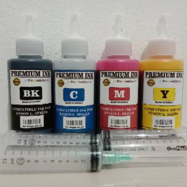 Jual Tinta Refill Compatible Epson Isi Ml Premium Ink For Epson L Series Shopee