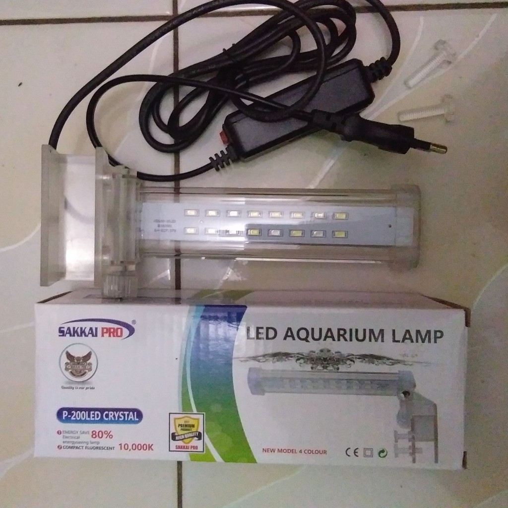 Jual Lampu LED Aquarium Aquascape Crystal 4 Warna Sakkai P200 LED ...