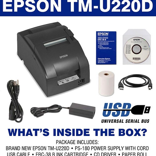 Jual PRINTER EPSON TM-U220D / TM U220D / TMU220D, USB PRINTER, DOT ...