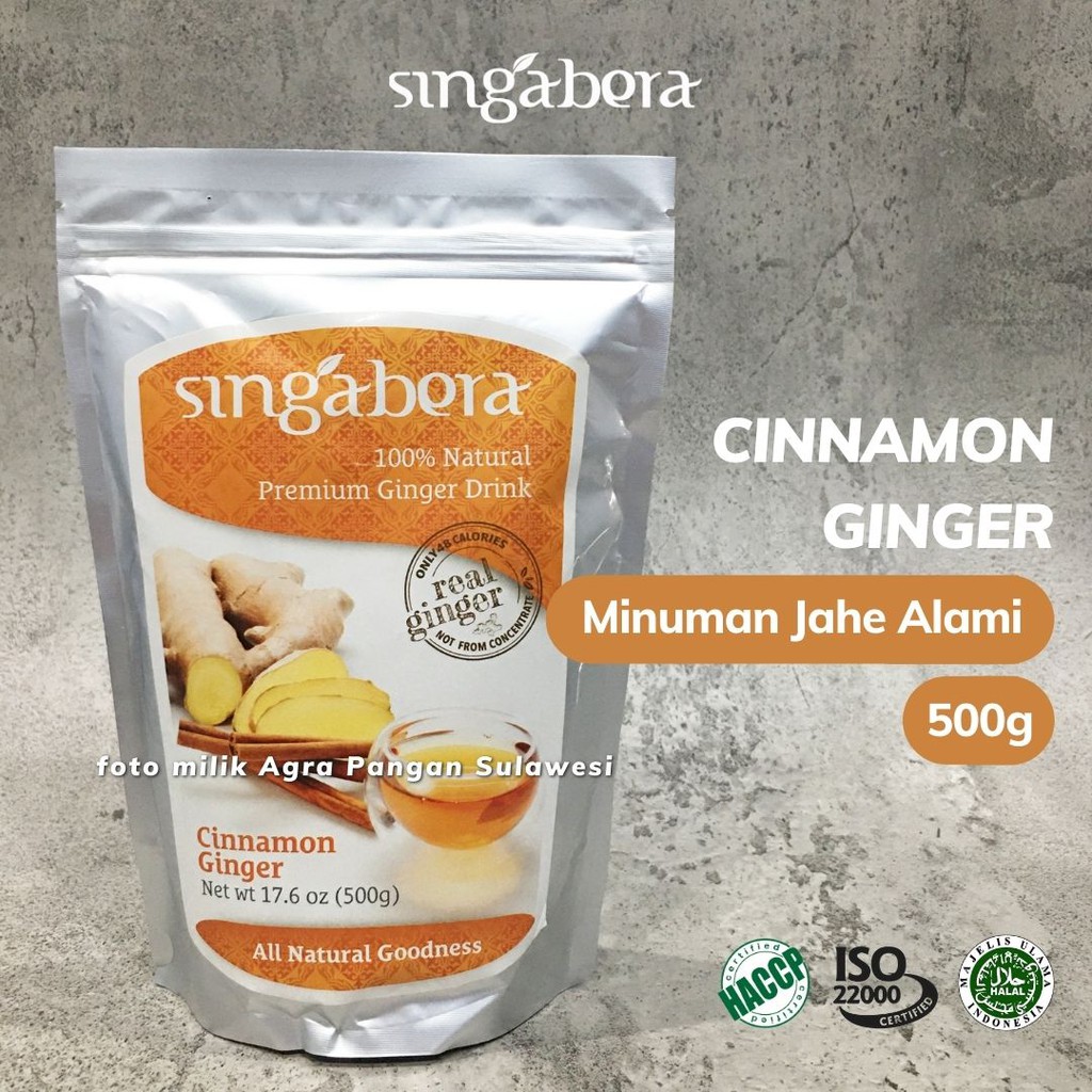 Jual Cinnamon Ginger Drinks Singabera 500g Minuman Jahe Kayu Manis Alami Premium Wedang Instan 4427