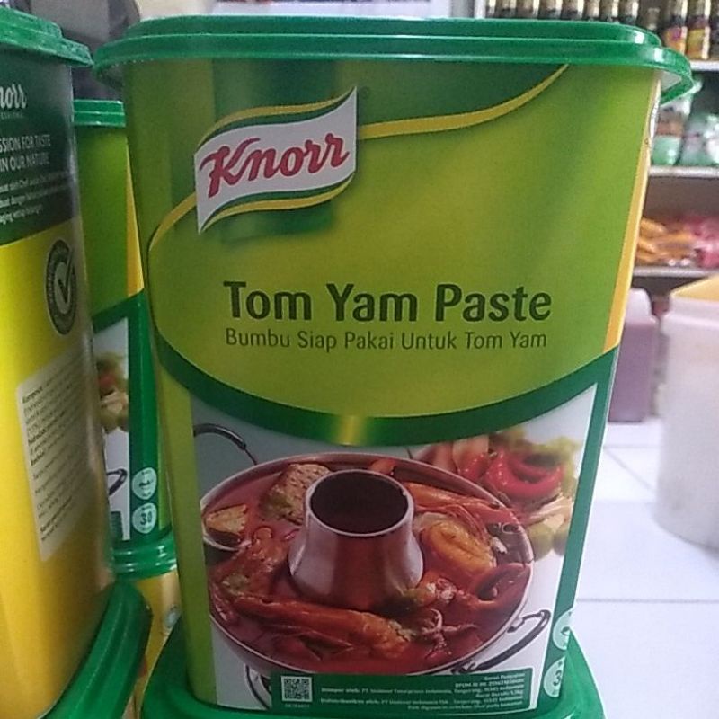 Jual KNORR TOM YAM PASTE/BUMBU SIAP PAKAI UNTUK TOM YUM 1.5Kg Shopee