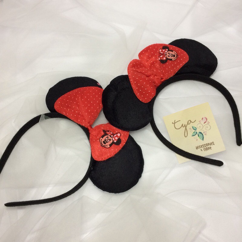 Jual Bando Minnie Mouse / Bando telinga Miki / Mickey Mouse / Disney ...