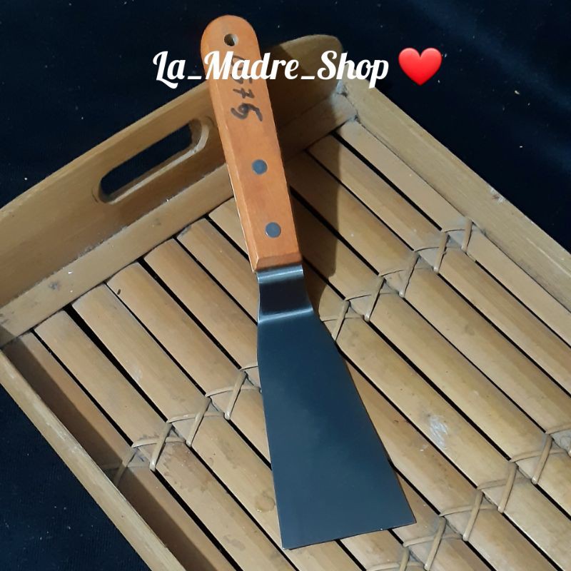 Jual SPATULA STAINLES CREPES ROTI BAKAR PIZZA - harga Murah | Shopee ...