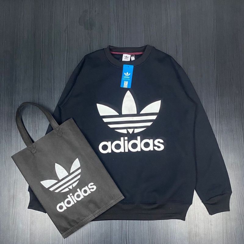 CREWNECK JAKET ADIDAS CREWNECK ADIDAS LOGO SWEATER ADIDAS MURAH  ADIDAS SIMPLE CASUAL SWITER ADIDAS KEREN JAKET UNISEX