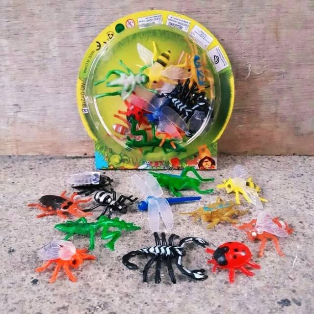 Jual MAINAN INSECT HEWAN SERANGGA ANAK EDUKATIF - KEBUN BINATANG MINI ...