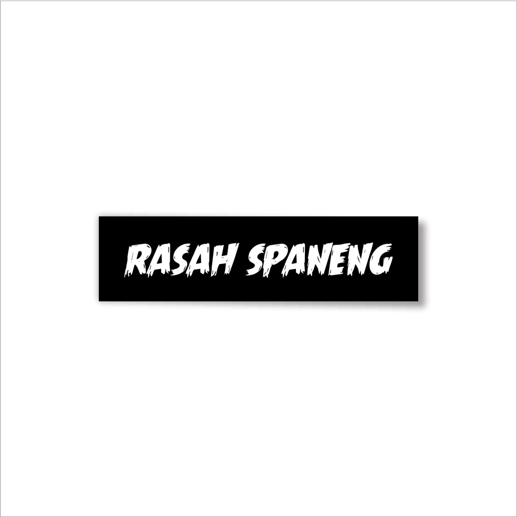 Jual Stiker graftac brand distro berkualitas rasah spaneng sticker ...